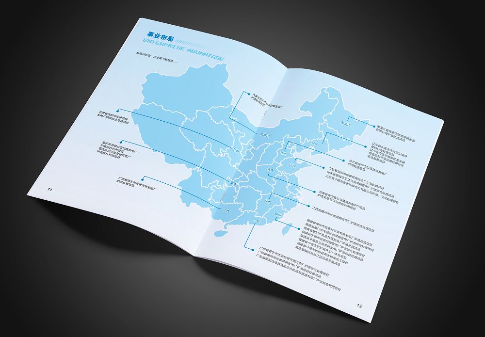 美佳環境垃圾分類環保畫冊設計