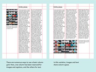 如何在平面設計中使用網格